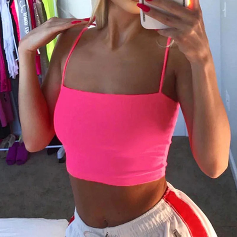 

Summer Cotton Bustier Unpadded Bandeau Bra Vest Crop Top 2023 Sleeveless Seamless Bralette Tees Fashion Club Camis Tanks Tops