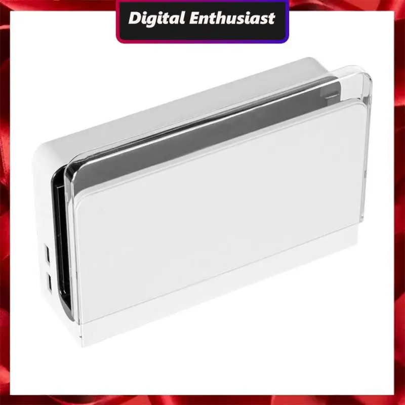 

Anti-scratch Anti-scratch Cover Pink Switch Case Durable Cleanable Base Cover Games And Accessories Decorate Base Case White