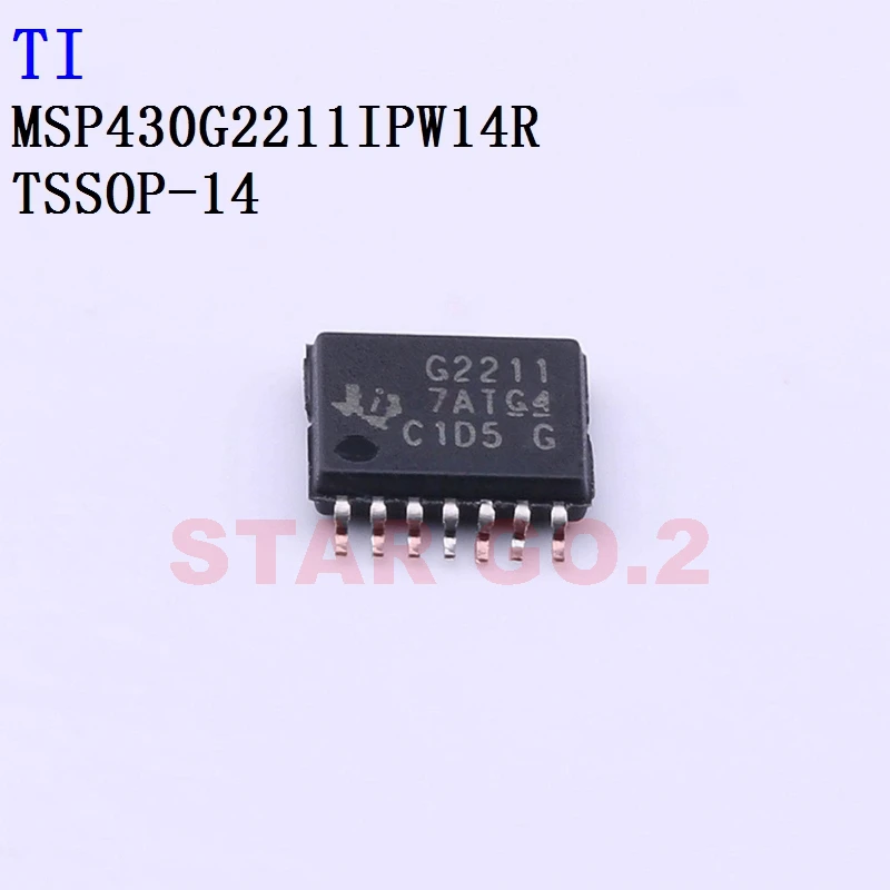 

5PCSx MSP430G2211IPW14R TSSOP-14 TI Microcontroller