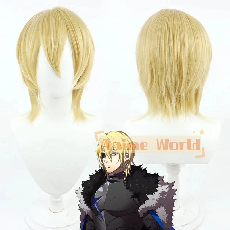 Парик для косплея ДИМИТРИ Александра из трех домов термостойкий с эмблемой игры