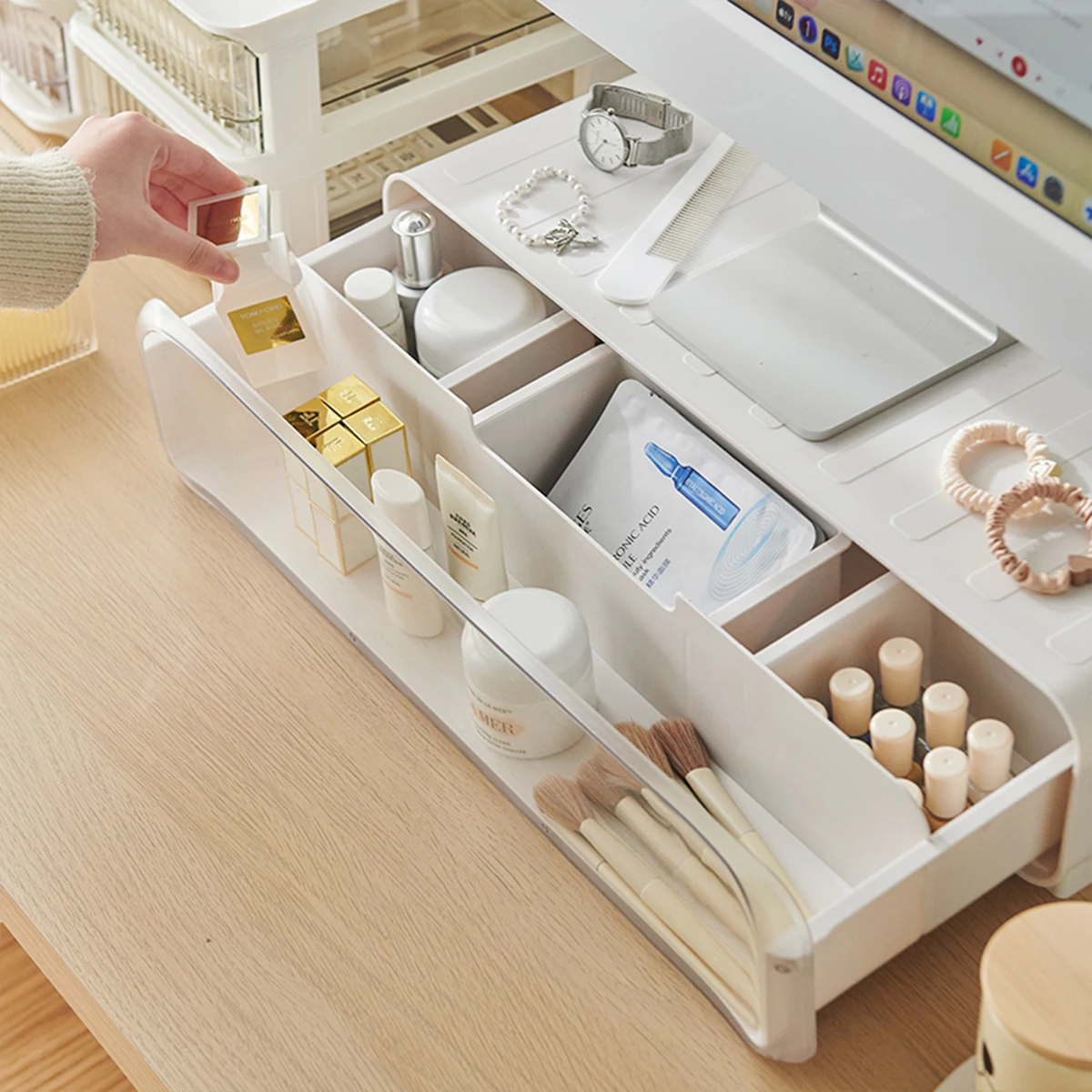 Многофункциональная витрина настольная подставка для хранения ручная