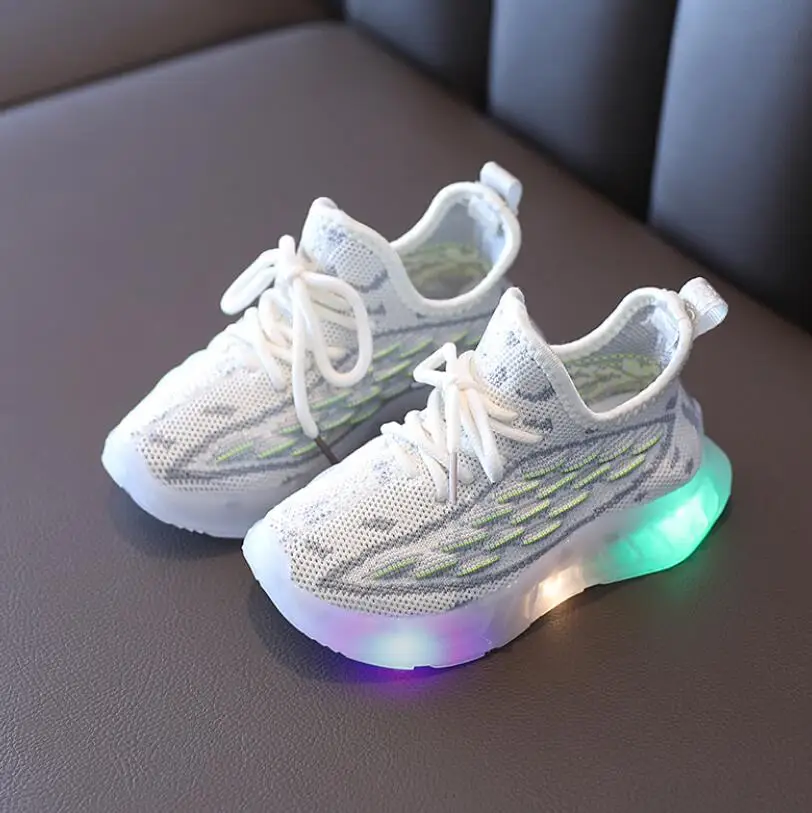 

Kids Toddler Shoes Led Glowing Sneakers With Light Children Running Shoes Non-slip Fashion Luminous Sport Shoes For Girls Boys