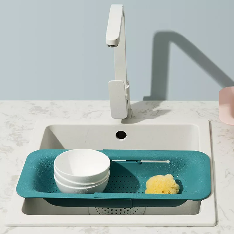 

Регулируемая сушилка для посуды, кухонный органайзер для миски, фруктов, лоток для овощей