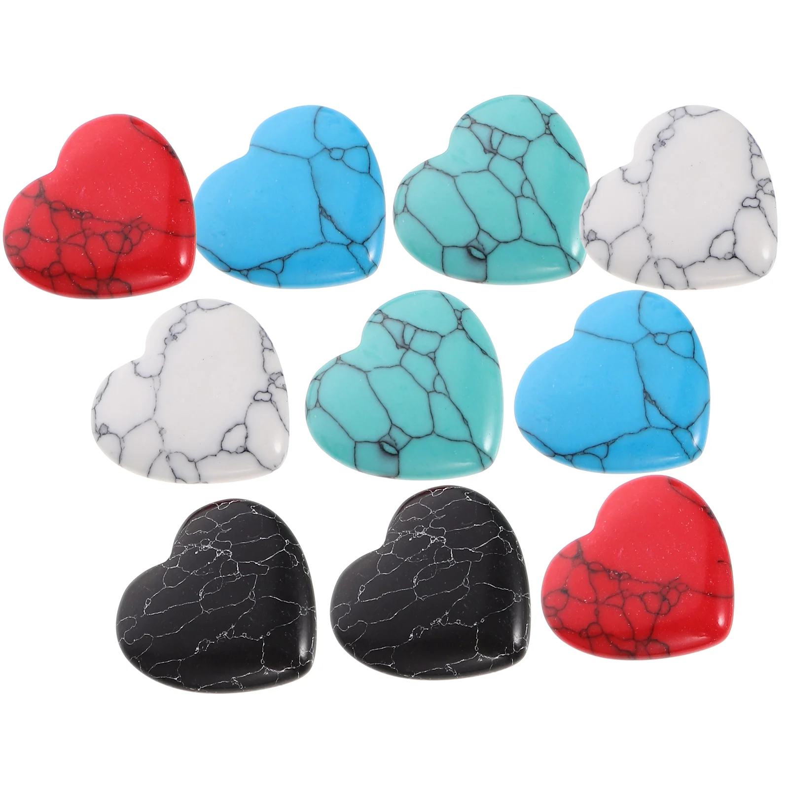 

10 шт., подвеска в форме сердца, украшение для стола