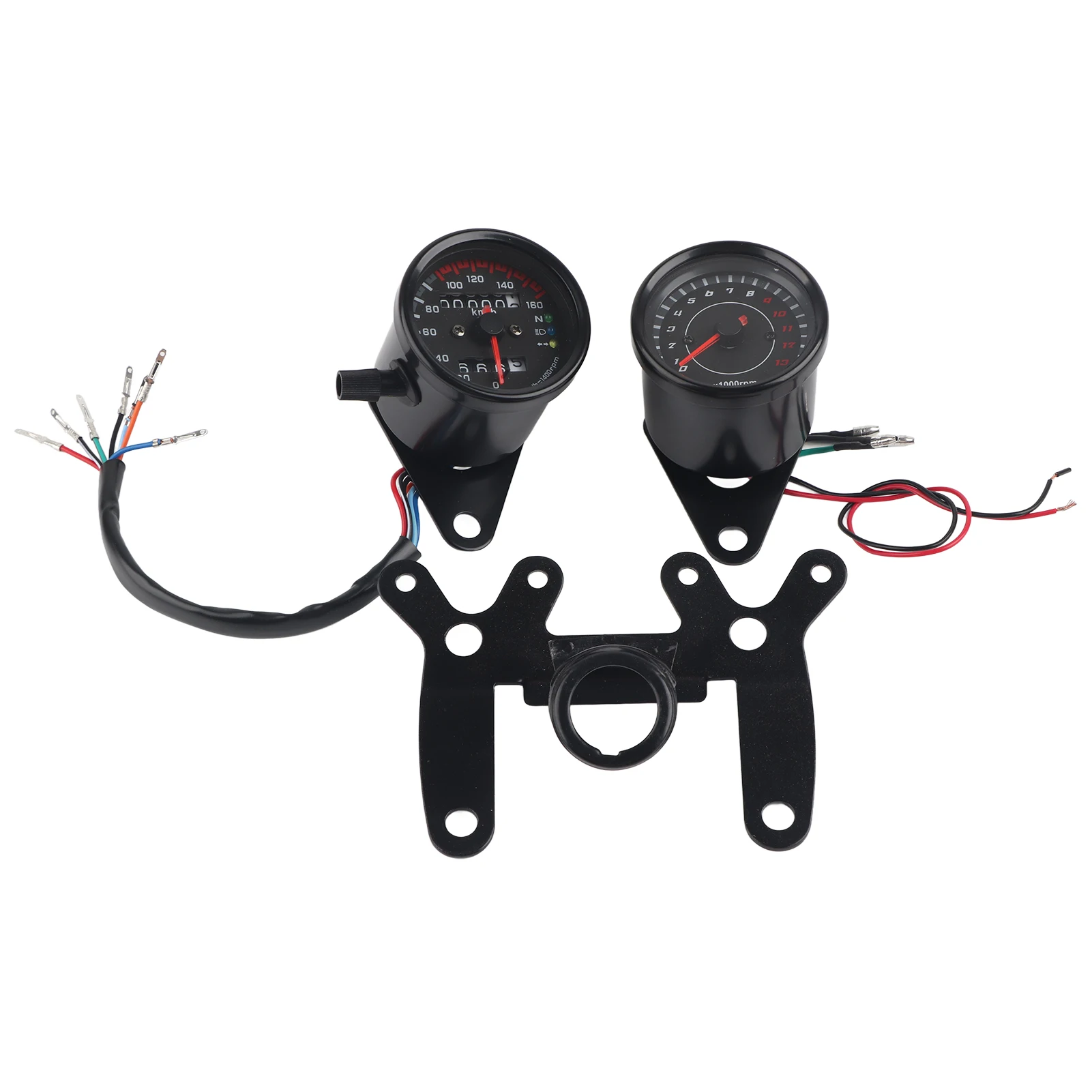 

Universal Motorcycle Odometer Speedometer Retro Modified Instrument Accessory