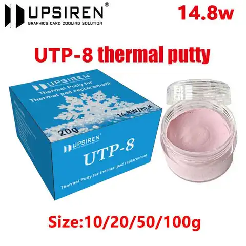 Термопрокладка UPSIREN UTP-8 розового цвета