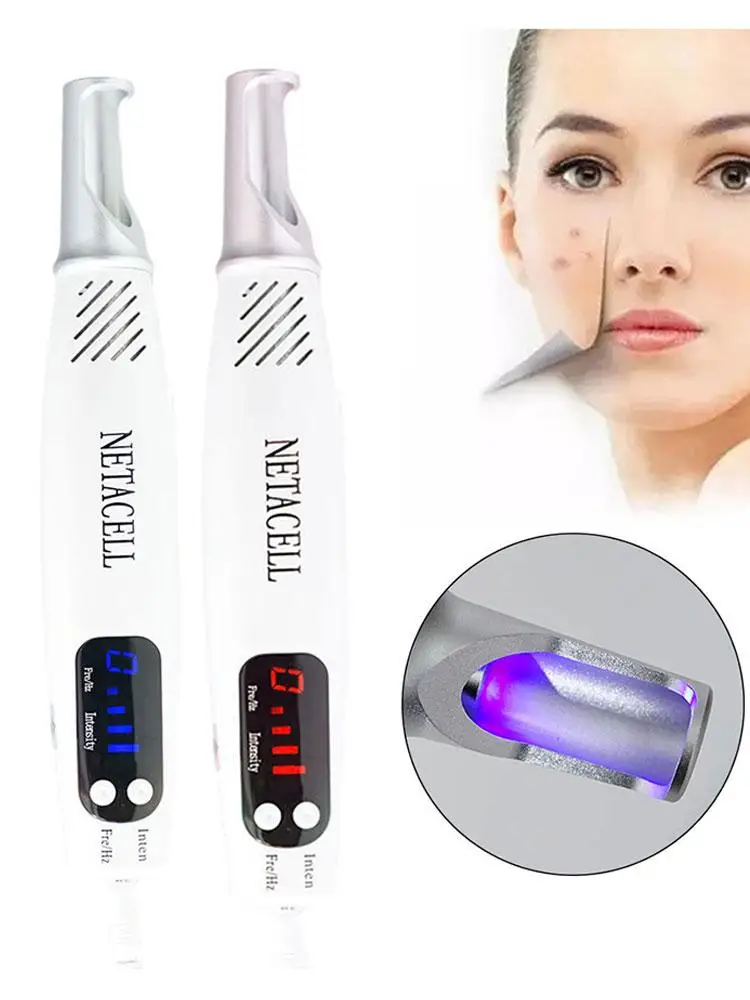 

Professional Laser Picosecond Pen Blue Red Light Therapy Mole Removal Pigment Acne Machine Remove Dark Tattoo Spot Freckle W3X4