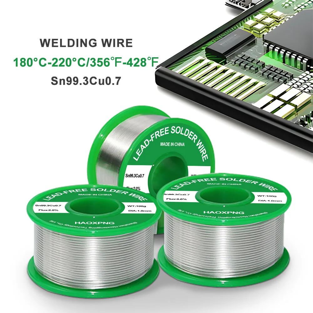 

Низкотемпературная Оловянно-медная Паяльная Проволока С Флюсовым Покрытием, Температура Плавления 217 Градусов, Sn99.3Cu0.7