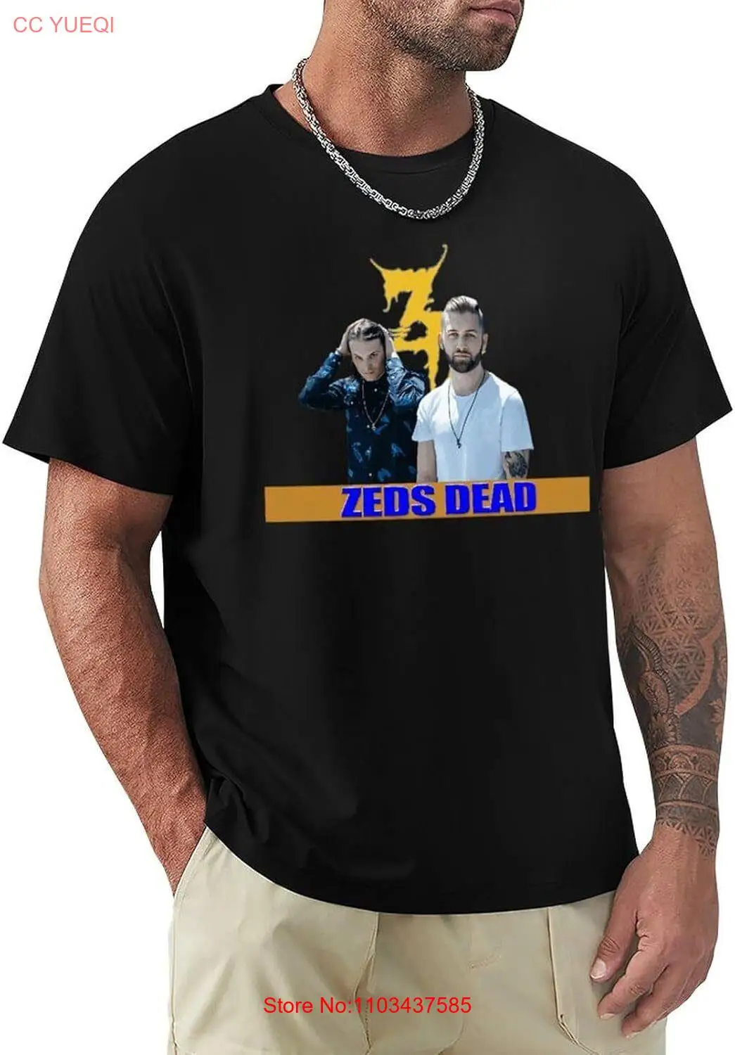 Рубашка Zeds Music And Dead мужские футболки с графическим рисунком винтажные рубашки