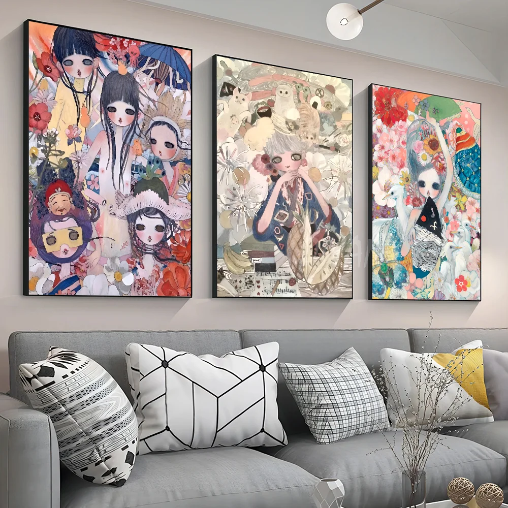 Aya Takano Art Poster Wall Home Decor Room Digital Painting Living Restaurant Kitchen