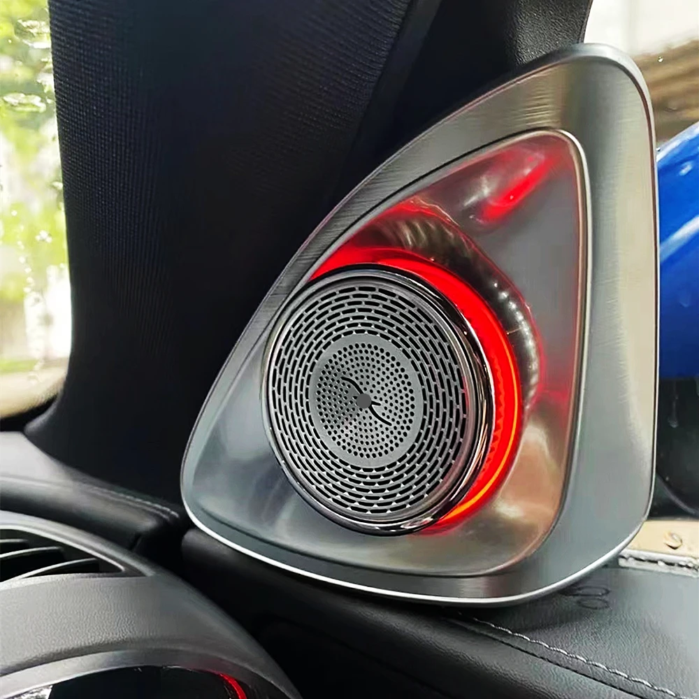 Автомобильный 64 цвета поворотный тройной для Mercedes-Benz W206 3D динамик A-pillar