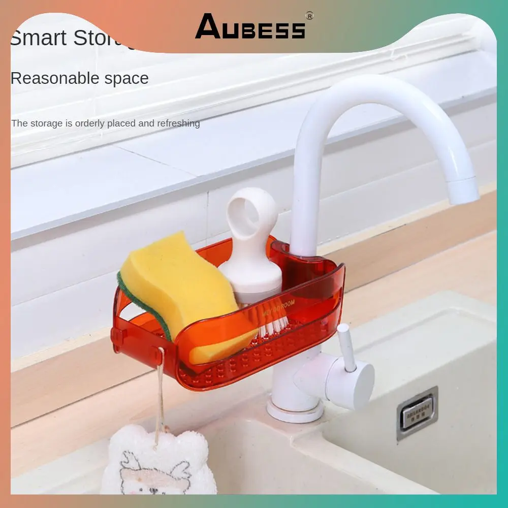 

Bathroom Kitchen Storage Box Ventilation And Drainage Sink Drain Rack Multi-functional Hanging On Faucet Storage Tools