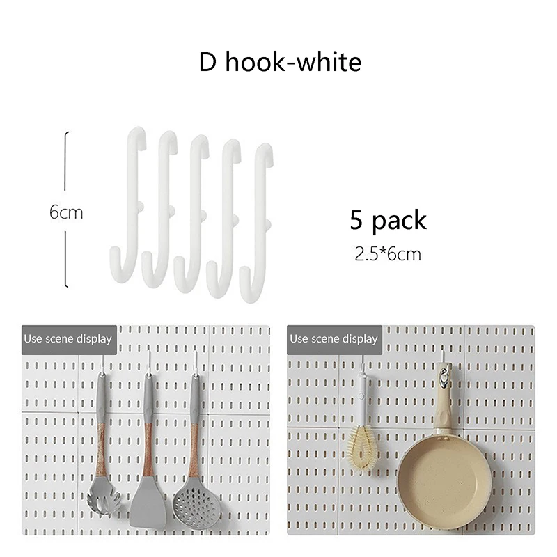 

WHPHous универсальный набор перфорированной доски белый/черный