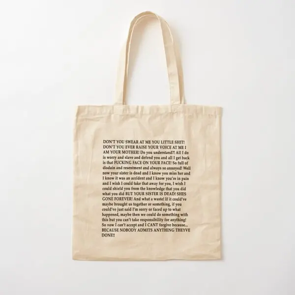 

Hereditary Dinner Scene Cotton Canvas Bag Designer Reusable Tote Casual Travel Fashion Handbag Ladies Foldable Fabric