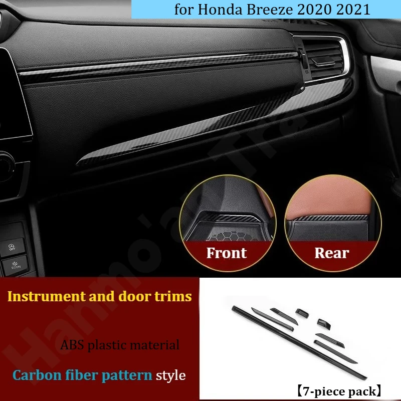 Фото Для Honda Breeze 2020 2021, декоративная рамка подлокотника/рамка заднего воздуховыпускного отверстия/подъемная рамка для стекла/интерьерные аксессуары №5