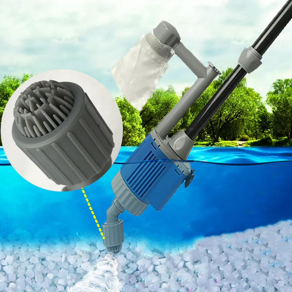 

Electric Aquarium Fish Tank Water Change Pump Aquarium Cleaning Tool 20/28W Water Changer Gravel Cleaner Siphon Filter Pump