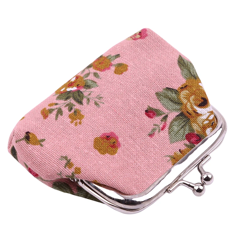 

Naivety Hasp Coin Purse Lady Vintage Flower Clutch Bag 2023 New Women Retro Small Fresh Wallet High Quality Good Gift Floral Bag