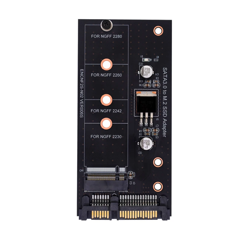 Адаптер TISHRIC с одним портом M.2 платы SATA3.0 на SSD адаптер 22PIN PCI-E Express для NGFF 2280 2260 2242 2230