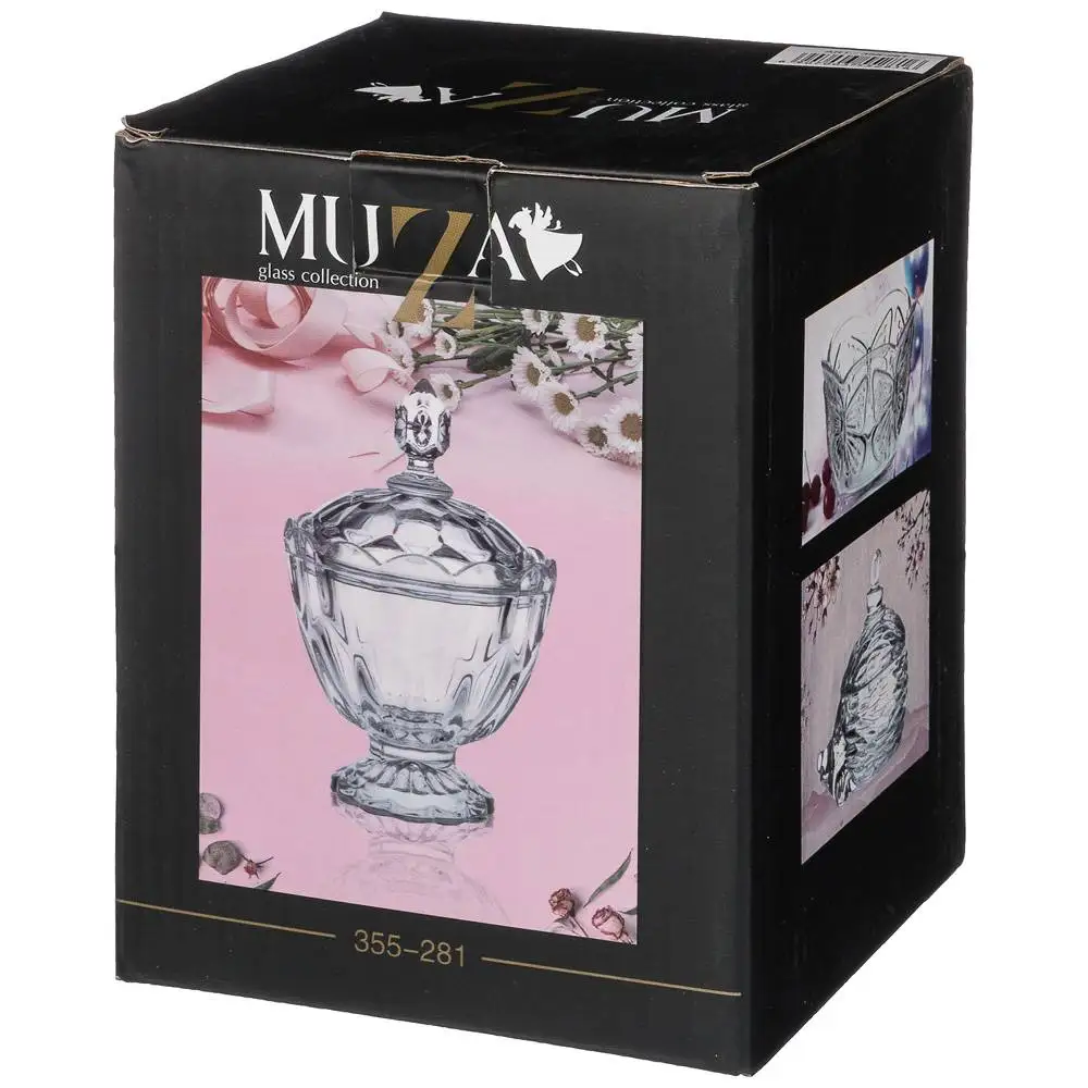 Jar jam with cap 300 ml. 11*11 cm. Height = 16 Collection &quotMuza&quot (CTN pcs/lot) |