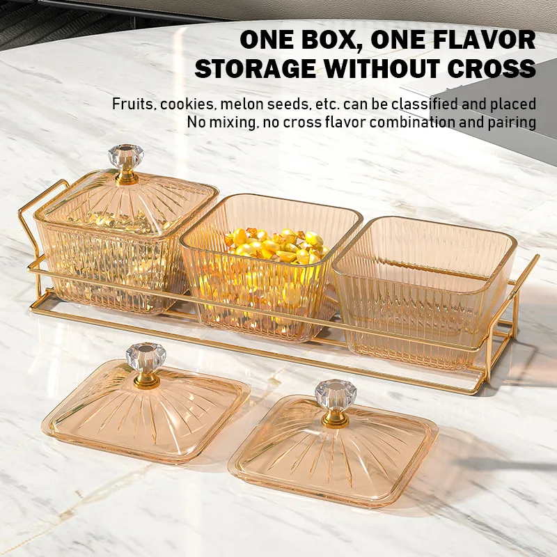 Легкий роскошный поднос для фруктов, бытовой чайный столик для гостиной ...