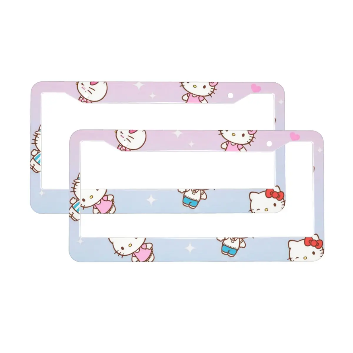 

Universal Aluminum Alloy US Car License Plate Frame Cover Auto Accessory Waterproof Number Plate Holder Car plate frame