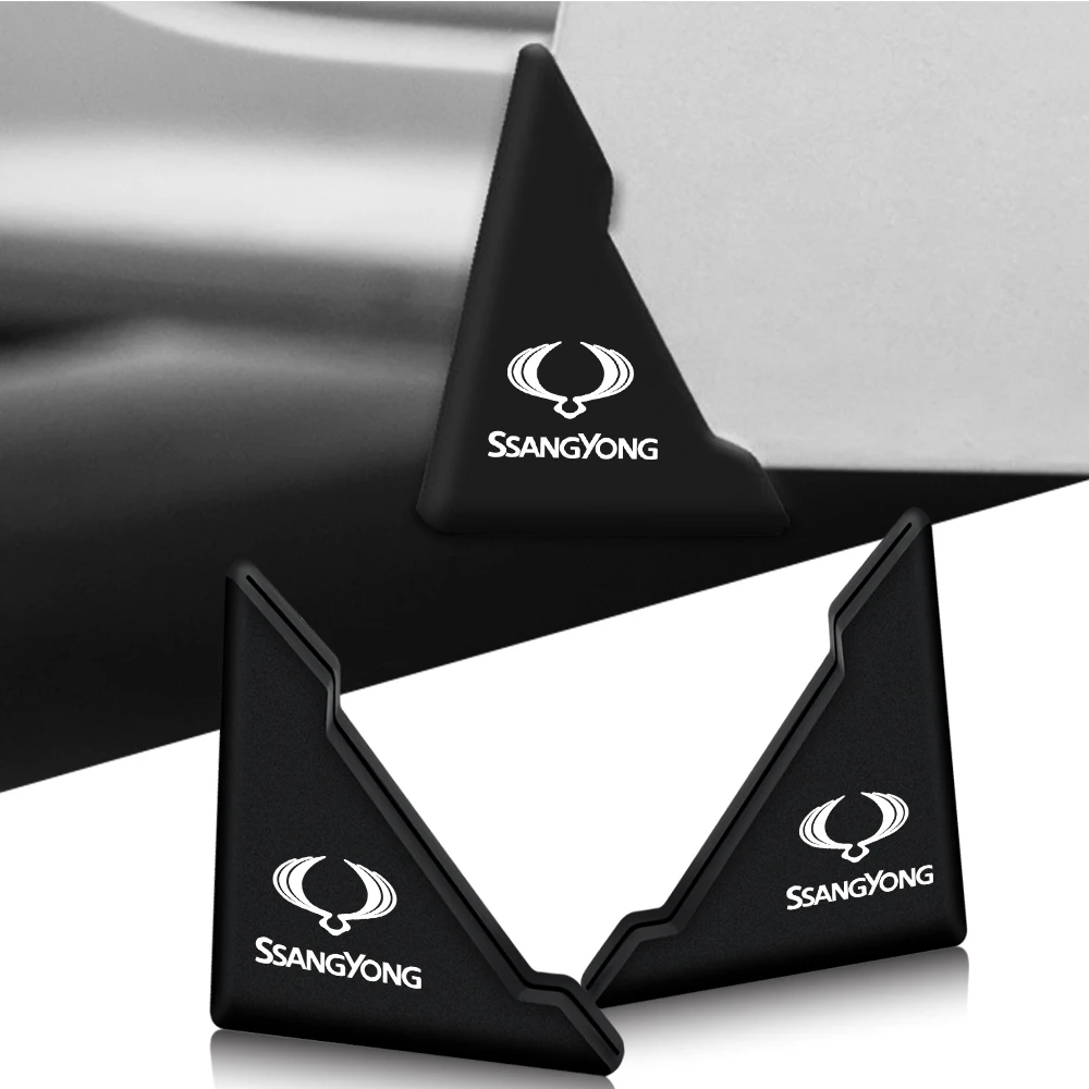 

2Pcs Silicone Car Door Corner Cover Edge Guard Anti-Collision Protector Styling For Ssangyong Dodge Fiat Toyota Ford JEEP LADA