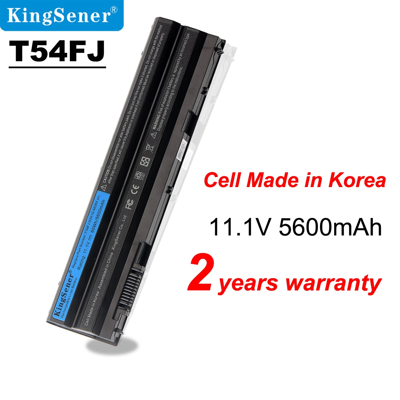 Kingsener T54fj 60wh Nova Bateria do Portátil para Dell Latitude E5420 E5430 E5520 E5530 E6420 E6430 E6520 E6530 para Inspiron 7420 7520