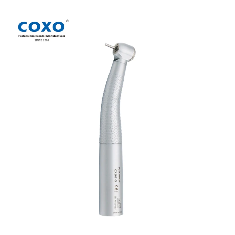 COXO Dental Fiber Optic High Speed Handpiece Turbo Standard Head For KAVO 6 Hole LED Coupling