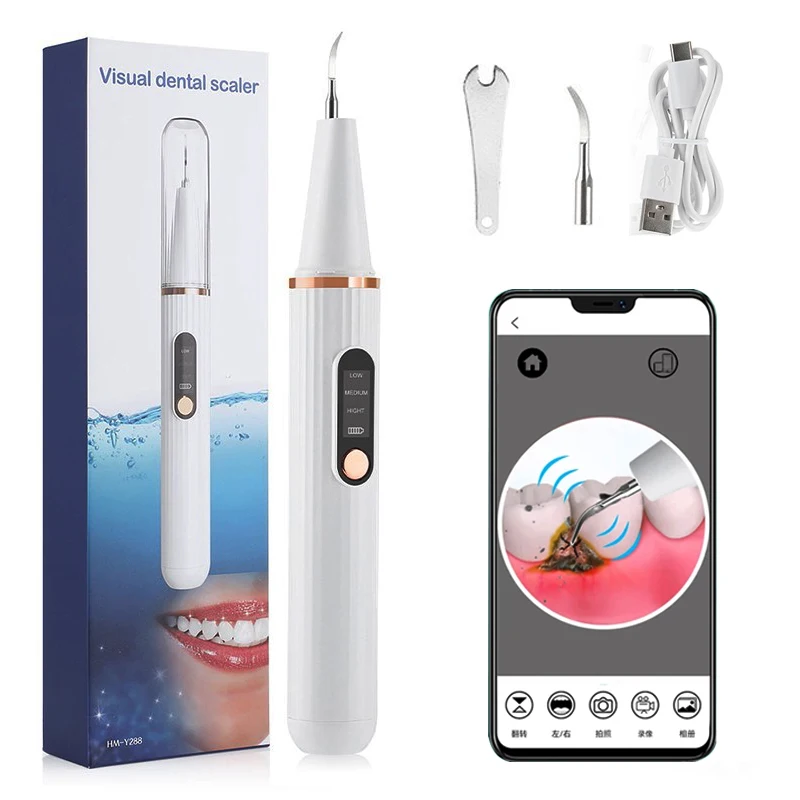 

Visual Ultrasonic Tooth Cleaner Whitening Dental Scaler Tartar Remover Tooth Stain Cleaner LED Teeth Whitening Cleaning Tools