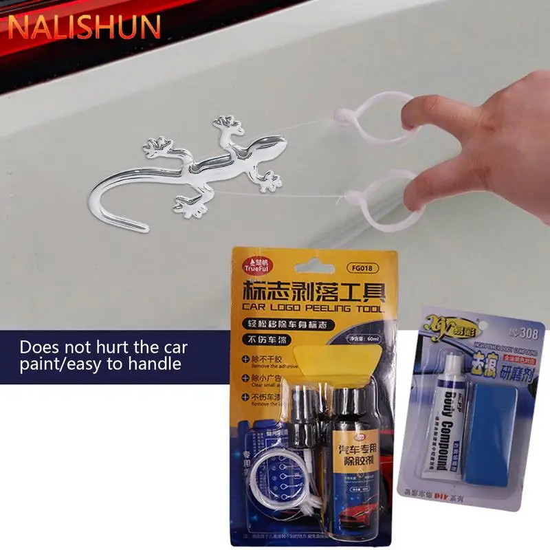 

Car Glue Remover 60ml Multi-Use Adhesive Remover Wine Glass Label Remover Adhesive Remover Safely Removes Stickers Labels Decals