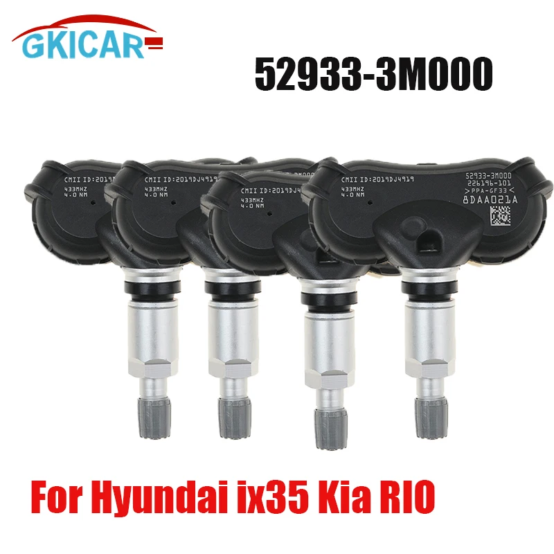 Датчик давления в шинах TPMS 433 МГц 52933-3M000 529333M000 для 2010- 2013 Hyundai Ix35 Tucson Kia Sportage Genesi