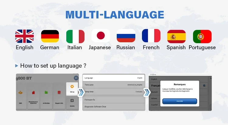 TOPDON ArtiDiag800 BT Obd2 Diagnostic 'Scanne' Оборудование для диагностики неисправностей