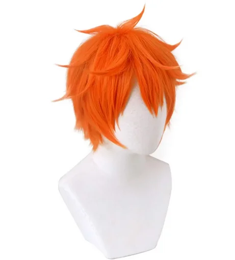Soyusunny Haikyuu Hinata Shoyo Косплей Парик Короткий Оранжевый Костюм Парики Для Хэллоуина