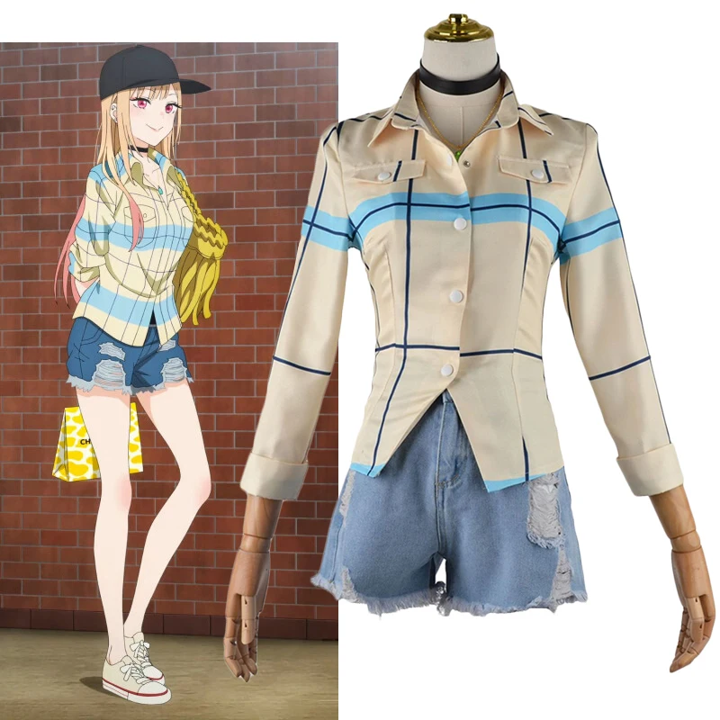 

Anime My Dress-Up Darling Kitagawa Marin Cosplay Costumes Everyday Wear Costume Outfits Halloween Carnival Suit For Women Girls