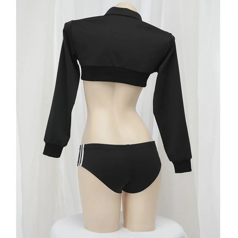 Японское аниме школьная спортивная одежда наряды для косплея с длинными