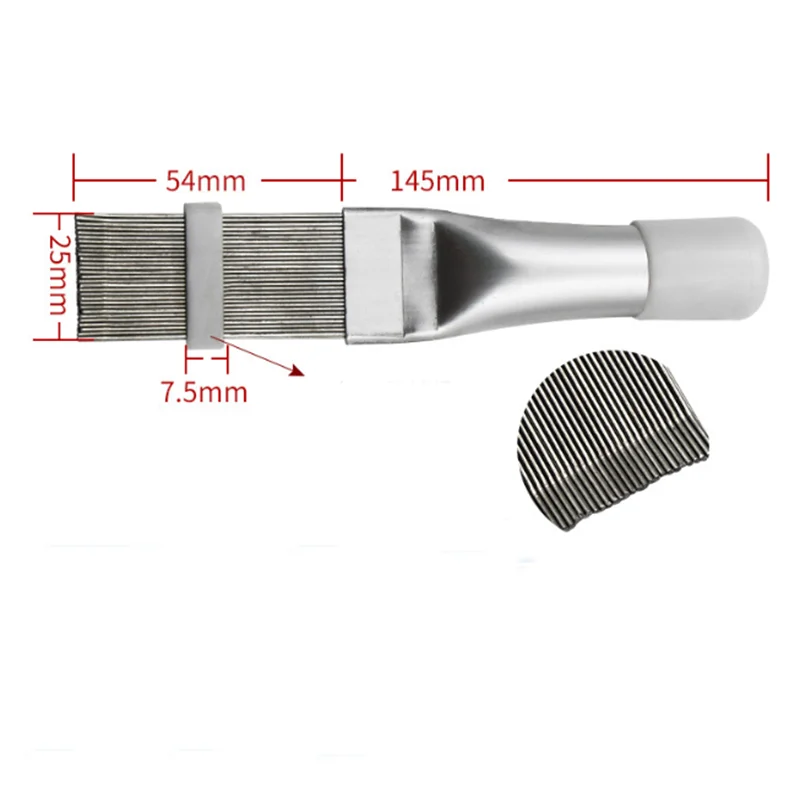 Универсальный инструмент для очистки воздуховода кондиционера расческа A/c Hvac