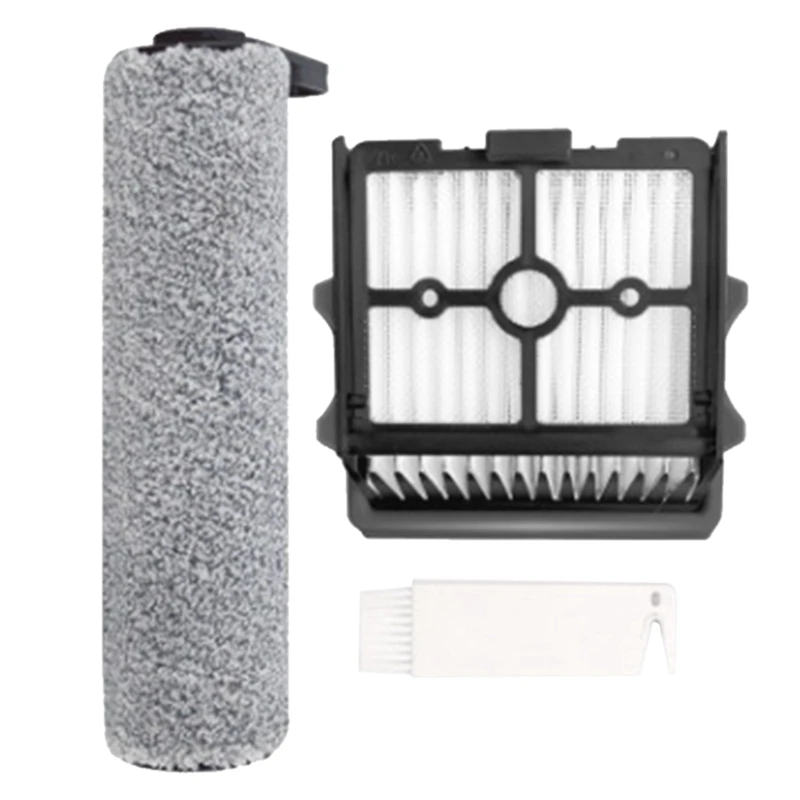 

3Pcs Filter Roller Brush For Tineco Floor ONE S5 Combo Wet Dry Vacuum Cleaners Floor Washing Machine Replacement Parts