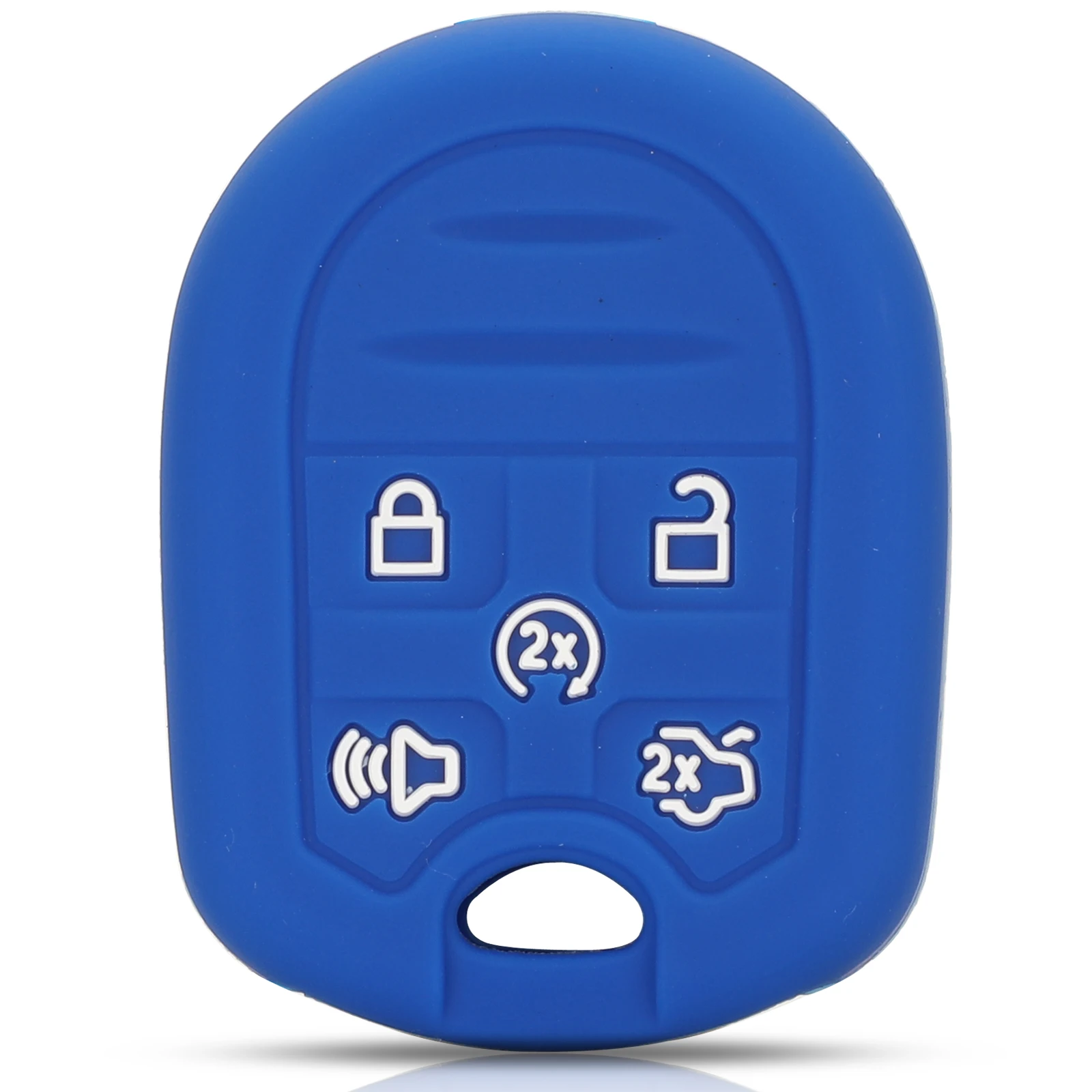 

Силиконовый 5-кнопочный чехол для Ford Expedition Explorer Flex Taurus Lincoln MKZ Navigator, силиконовый чехол для умного дистанционного ключа автомобиля