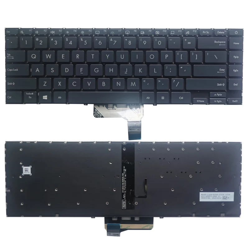 

New Backlit US Keyboard For Asus ZenBook 14 UX425 UX425J UX425JA UX425E UX425EA U4700 English Black