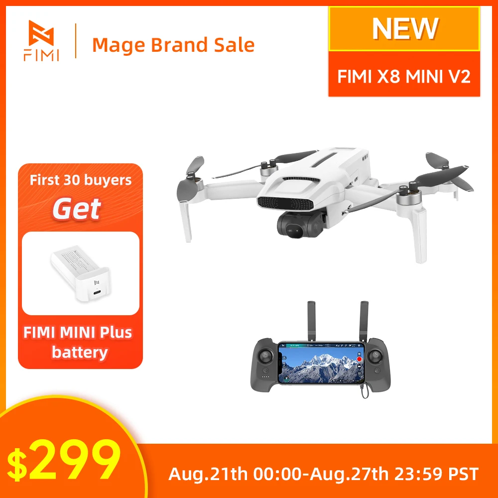 FIMI X8 Mini Drone professional 4k drone camera Quadcopter mini x8 pro drone with remote control under 250g drone gps 8km little