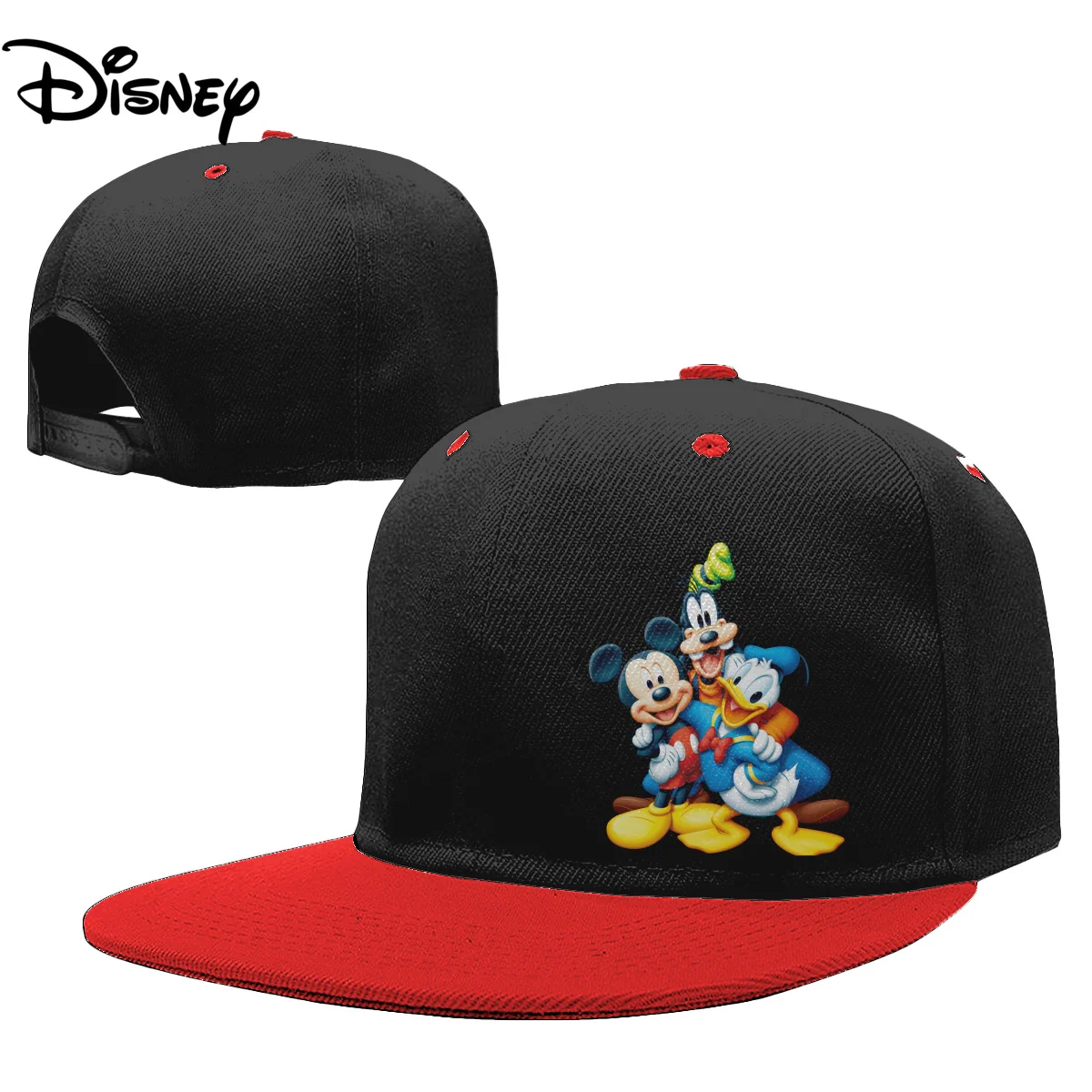 

2022 Disney Mickey Children Hip-hop Cap Breathable Sun Hat Boy Girls Baseball Cap Summer Outdoor Sport Adjustable Visors Hat