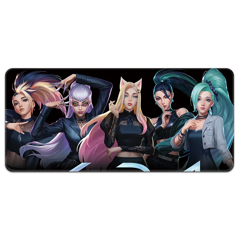 

Desk Pads KDA Game Lol League of Legend Seraphine Stationery Mouse School Supplies Accessories Items Personal Office Students
