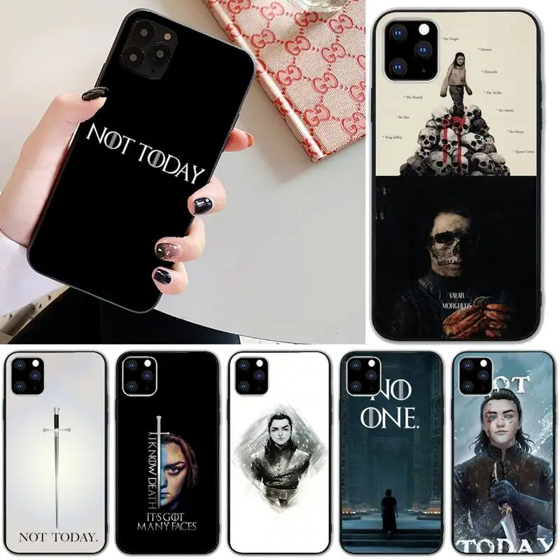 

Not Today Got Arya Phone Case For Iphone 11 12 13 Pro Max 5s 6s 7 8 Plus X Xr Xs Max Se 2020 13 Mini Case Cover