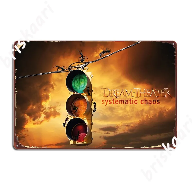 

Dream Systematic Chaos Metal Sign Vintage Wall Plaque Club Bar Cinema Kitchen Tin Sign Poster