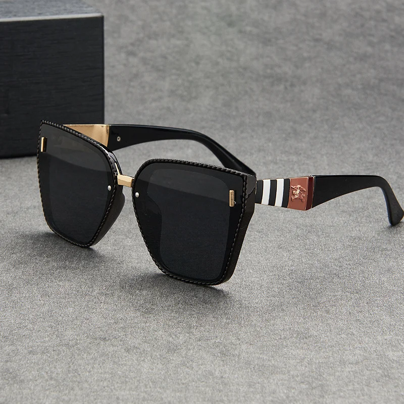 

Fashion Square Gradient Mirror Sunglasses Women 2023 Retro Sun Glasses Female Big Frame UV400
