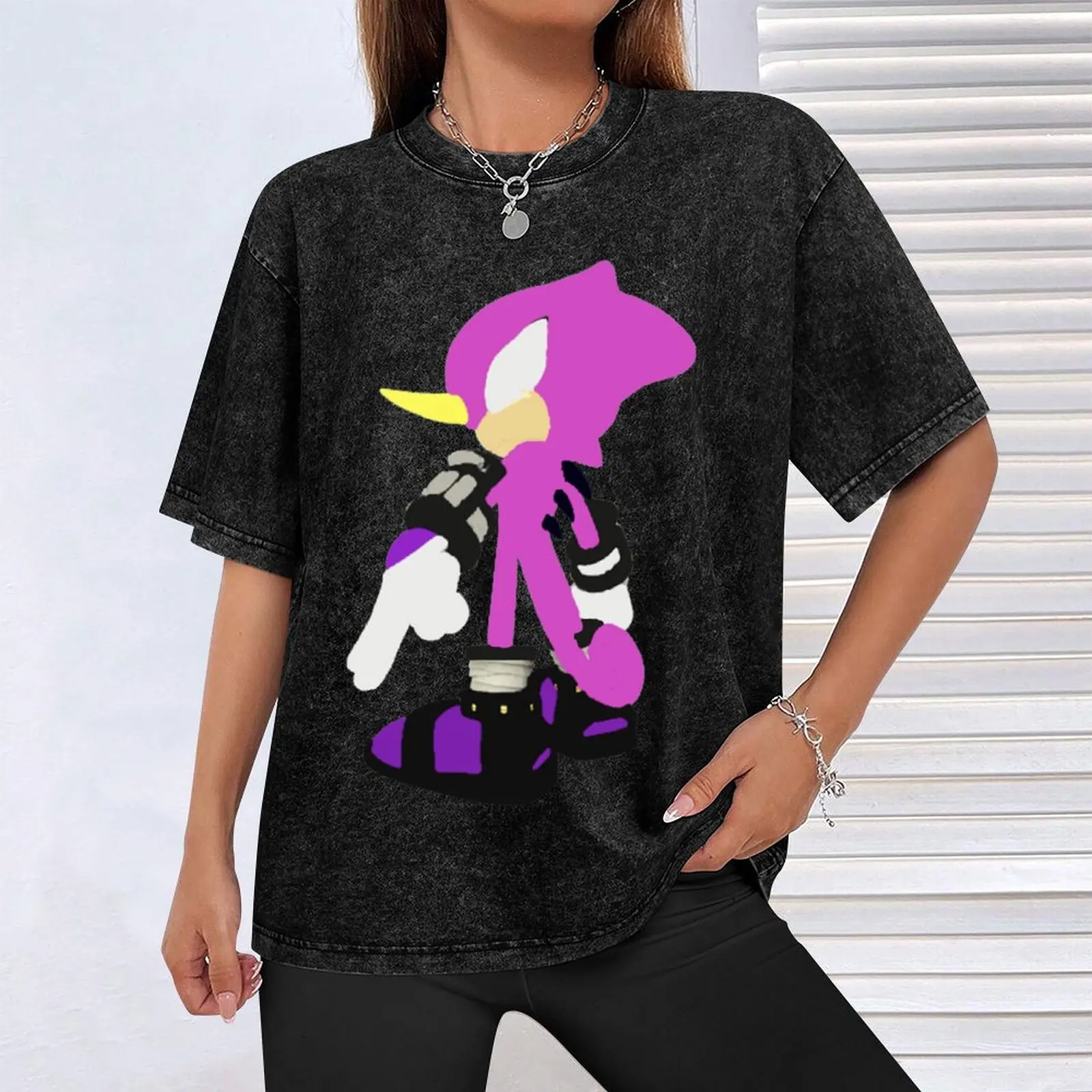 Espio футболка Хамелеон аниме одежда для мальчиков белый летний топ футболки