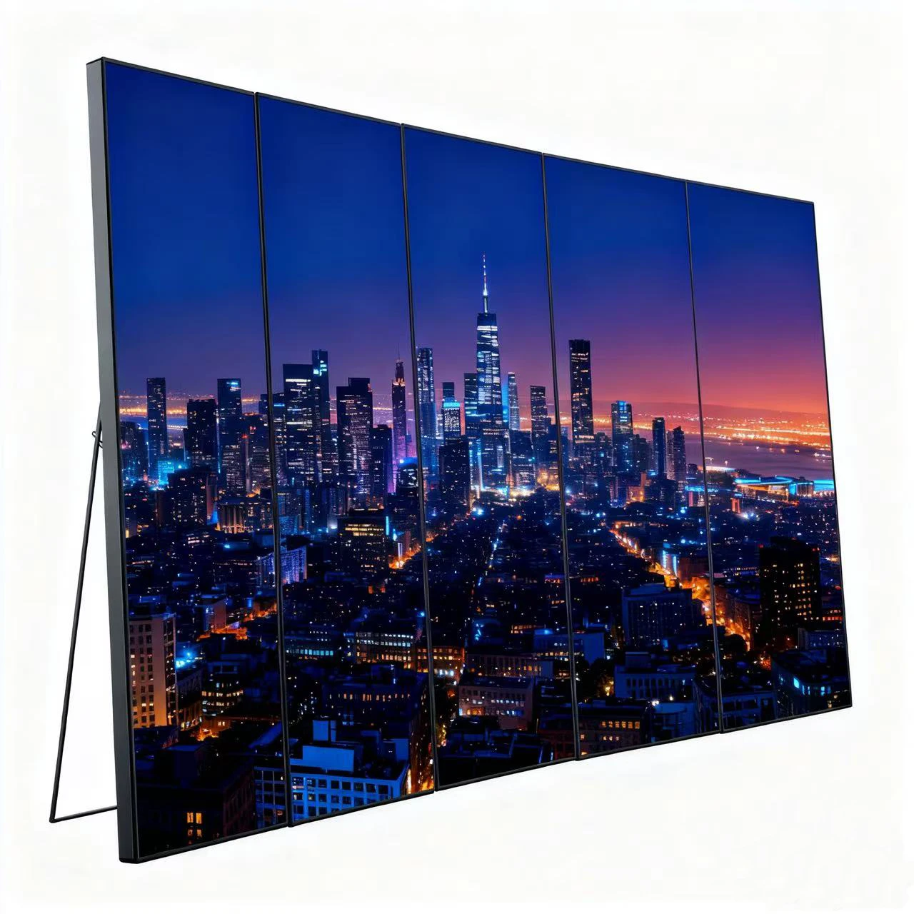 Фото Цифровой складной портативный внутренний 4K LED-дисплей GOB P1.86: рекламный стенд-тотем для магазинов и торговых точек №3