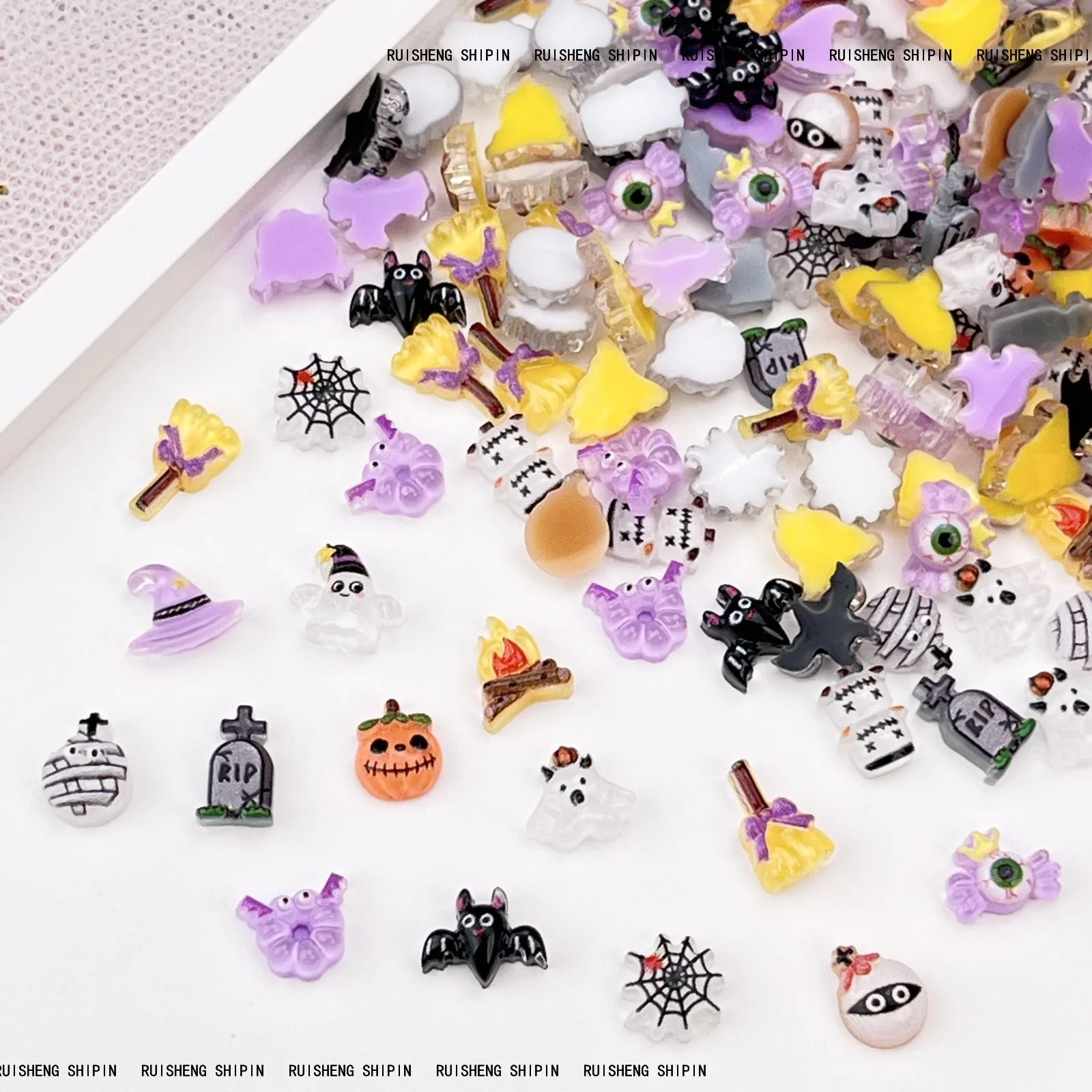 50 шт. пластиковые фигурки летучая мышь