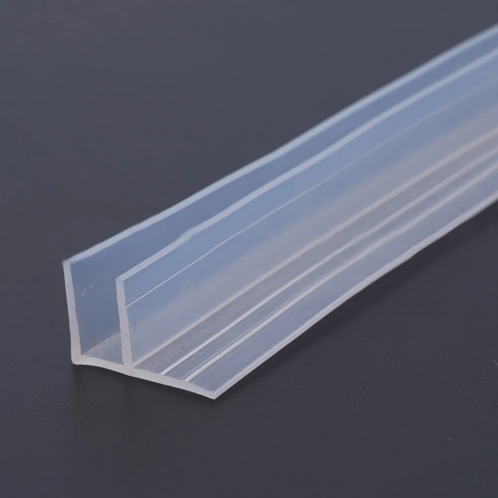 

Brand New Seal Strip Waterproof Rubber Seal Gap Shower Doors Sliding Doors Transparent 6mm Width Accessories F Shape