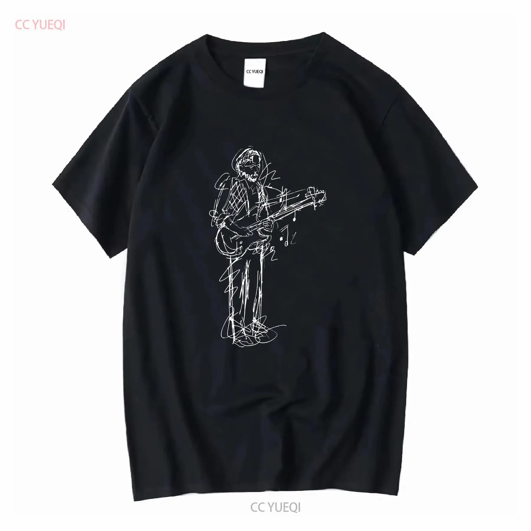 Фото Eric Clapton Rock футболка мужская для мужчин Fairwear одобренная хлопок с длинными или короткими рукавами винтажная стираная дышащая растянутая футболка №1